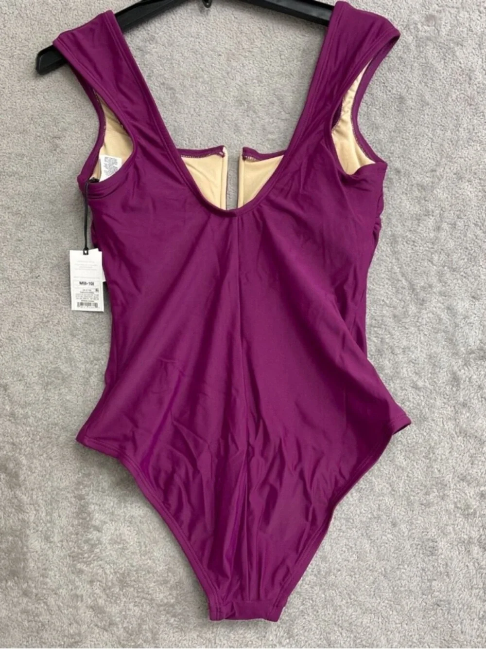 Purple Girls' One-Piece Swimsuit - Unbranded